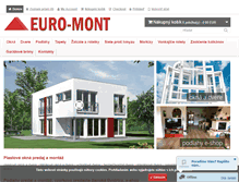 Tablet Screenshot of euromont.sk