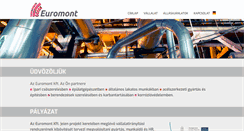 Desktop Screenshot of euromont.hu